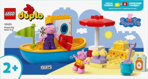 Klocki DUPLO 10432 Peppa Pig Peppa i rejs łodzią Klocki DUPLO 10432 Peppa Pig Peppa i rejs łodzią