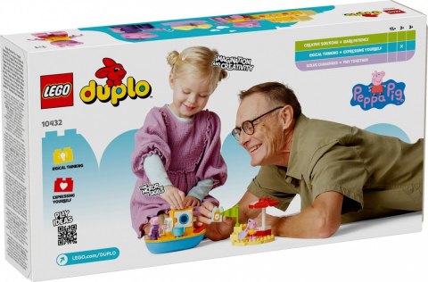 Klocki DUPLO 10432 Peppa Pig Peppa i rejs łodzią Klocki DUPLO 10432 Peppa Pig Peppa i rejs łodzią