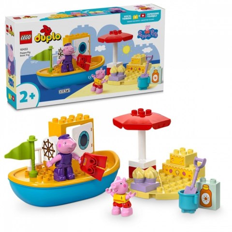 Klocki DUPLO 10432 Peppa Pig Peppa i rejs łodzią Klocki DUPLO 10432 Peppa Pig Peppa i rejs łodzią