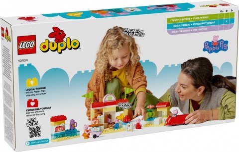 Klocki DUPLO 10434 Peppa Pig Peppa i supermarket Klocki DUPLO 10434 Peppa Pig Peppa i supermarket
