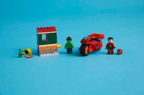 Klocki Marvel Super Heroes 76287 Iron Man z motocyklem i Hulk Klocki Marvel Super Heroes 76287 Iron Man z motocyklem i Hulk