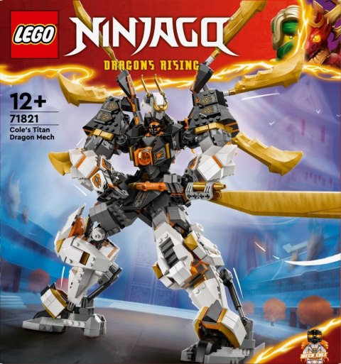 Klocki Ninjago 71821 Tytanowy smok-mech Cole'a Klocki Ninjago 71821 Tytanowy smok-mech Cole'a