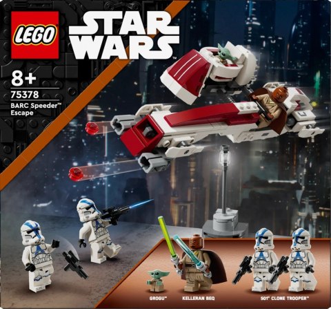 Klocki Star Wars 75378 Ucieczka na śmigaczu BARC Klocki Star Wars 75378 Ucieczka na śmigaczu BARC