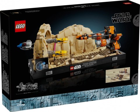 Klocki Star Wars 75380 Diorama: Wyścig ścigaczy w Mos Espa Klocki Star Wars 75380 Diorama: Wyścig ścigaczy w Mos Espa