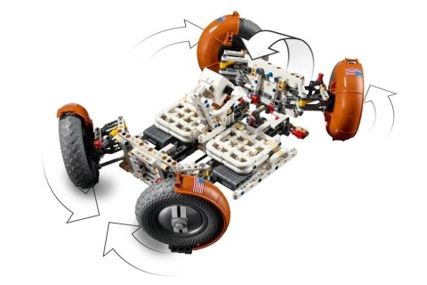 Klocki Technic 42182 NASA Apollo - pojazd LRV Klocki Technic 42182 NASA Apollo - pojazd LRV