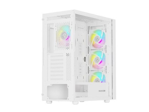 Obudowa Genesis Diaxid 605 ARGB MIDI TOWER USB-C Biała Obudowa Genesis Diaxid 605 ARGB MIDI TOWER USB-C Biała