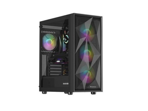Obudowa Genesis Diaxid 605 ARGB MIDI TOWER USB-C Czarna Obudowa Genesis Diaxid 605 ARGB MIDI TOWER USB-C Czarna