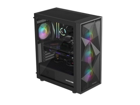 Obudowa Genesis Diaxid 605 ARGB MIDI TOWER USB-C Czarna Obudowa Genesis Diaxid 605 ARGB MIDI TOWER USB-C Czarna