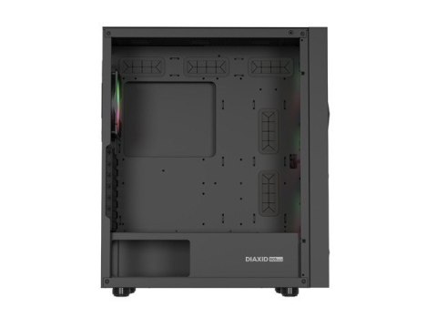 Obudowa Genesis Diaxid 605 ARGB MIDI TOWER USB-C Czarna Obudowa Genesis Diaxid 605 ARGB MIDI TOWER USB-C Czarna