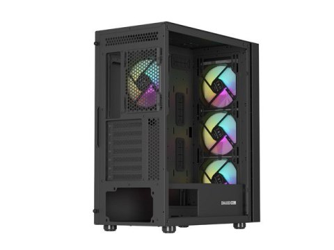 Obudowa Genesis Diaxid 605 ARGB MIDI TOWER USB-C Czarna Obudowa Genesis Diaxid 605 ARGB MIDI TOWER USB-C Czarna