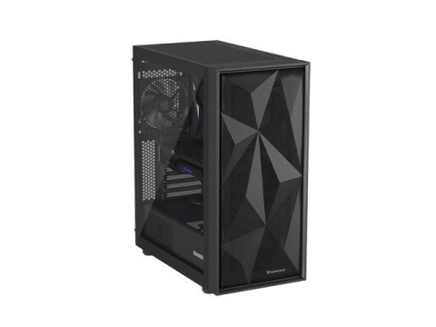 Obudowa Genesis Diaxid 605F MIDI TOWER USB-C Czarna Obudowa Genesis Diaxid 605F MIDI TOWER USB-C Czarna