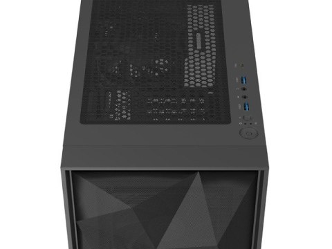 Obudowa Genesis Diaxid 605F MIDI TOWER USB-C Czarna Obudowa Genesis Diaxid 605F MIDI TOWER USB-C Czarna