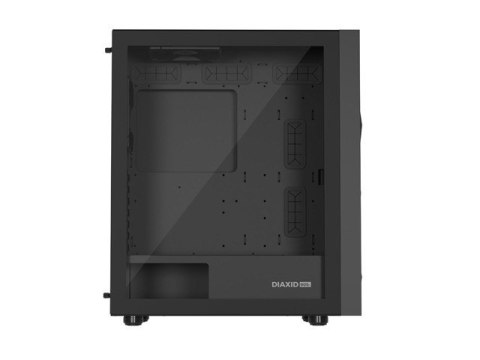 Obudowa Genesis Diaxid 605F MIDI TOWER USB-C Czarna Obudowa Genesis Diaxid 605F MIDI TOWER USB-C Czarna