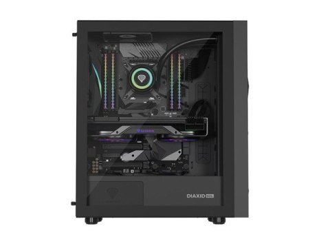 Obudowa Genesis Diaxid 605F MIDI TOWER USB-C Czarna Obudowa Genesis Diaxid 605F MIDI TOWER USB-C Czarna