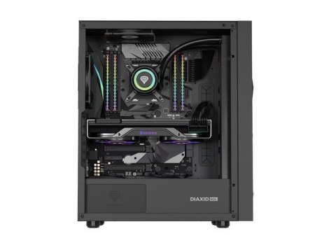 Obudowa Genesis Diaxid 605F MIDI TOWER USB-C Czarna Obudowa Genesis Diaxid 605F MIDI TOWER USB-C Czarna