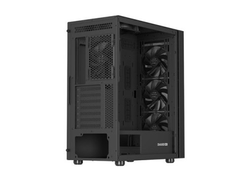 Obudowa Genesis Diaxid 605F MIDI TOWER USB-C Czarna Obudowa Genesis Diaxid 605F MIDI TOWER USB-C Czarna