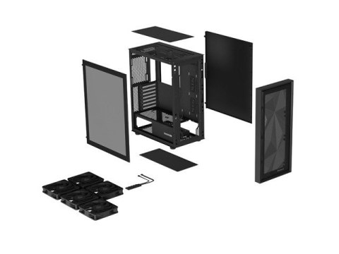 Obudowa Genesis Diaxid 605F MIDI TOWER USB-C Czarna Obudowa Genesis Diaxid 605F MIDI TOWER USB-C Czarna