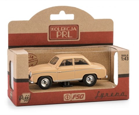Pojazd PRL Syrena 104 beżowy Pojazd PRL Syrena 104 beżowy