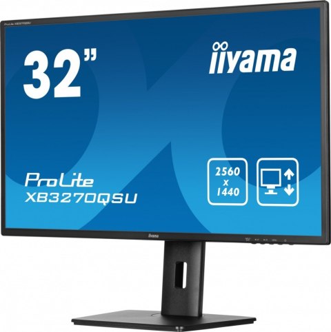 Monitor 32 cale XB3270QSU-B1 IPS,WQHD,HDMI,DP,100Hz,250cd,3ms,2x2W, 3xUSB(3.2),FlickerFree,VESA,HAS(150mm) Monitor 32 cale XB3270QSU-B1 IPS,WQHD,HDMI,DP,100Hz,250cd,3ms,2x2W, 3xUSB(3.2),FlickerFree,VESA,HAS(150mm)