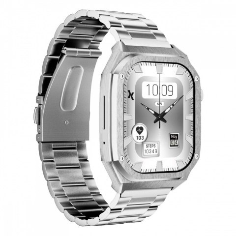 Smartwatch FW65 Iron S Srebrny Smartwatch FW65 Iron S Srebrny
