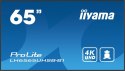 *IIYAMA 65&#39;LH6565UHSB-B1, 24/7,IPS,ANDROID.11,4K,800cd, iiSignage2, SDM, 2x HDMI, DP, 2x USB,2x 10W, RJ45, WiFi, 4/32GB, PIO