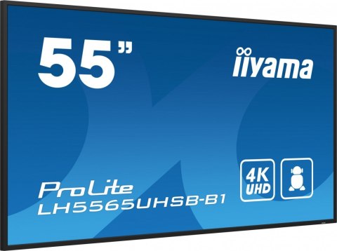 Monitor 55 cali LH5565UHSB-B1, 24/7, IPS, ANDROID 11, 4K, 800cd, iiSignage2, SDM, 2x HDMI, DP, 2x USB,2x 10W, RJ45, WiFi, 4/32GB Monitor 55 cali LH5565UHSB-B1, 24/7, IPS, ANDROID 11, 4K, 800cd, iiSignage2, SDM, 2x HDMI, DP, 2x USB,2x 10W, RJ45, WiFi, 4/32GB
