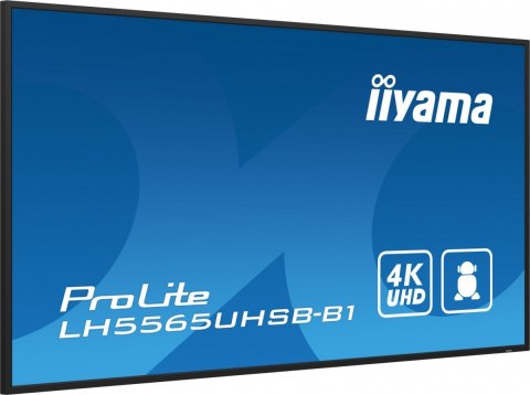 Monitor 55 cali LH5565UHSB-B1, 24/7, IPS, ANDROID 11, 4K, 800cd, iiSignage2, SDM, 2x HDMI, DP, 2x USB,2x 10W, RJ45, WiFi, 4/32GB Monitor 55 cali LH5565UHSB-B1, 24/7, IPS, ANDROID 11, 4K, 800cd, iiSignage2, SDM, 2x HDMI, DP, 2x USB,2x 10W, RJ45, WiFi, 4/32GB
