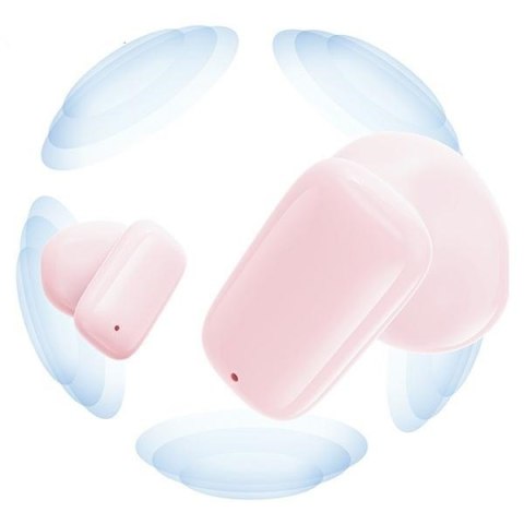 Słuchawki Bluetooth 5.3 TWS TD Series Rożowe Słuchawki Bluetooth 5.3 TWS TD Series Rożowe