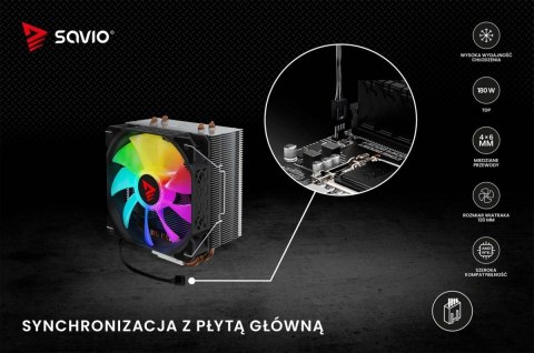 Chłodzenie procesora CPU Vortex X2 ARGB Chłodzenie procesora CPU Vortex X2 ARGB