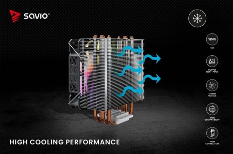 Chłodzenie procesora CPU Vortex X2 ARGB Chłodzenie procesora CPU Vortex X2 ARGB