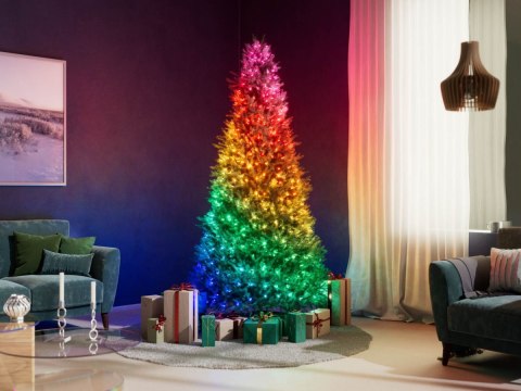 Inteligentne lampki dekoracyjne Strings USB-C (Candies) 100 LED RGB, świece, zielony przewód, 6 m Inteligentne lampki dekoracyjne Strings USB-C (Candies) 100 LED RGB, świece, zielony przewód, 6 m