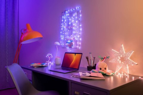 Inteligentne lampki dekoracyjne Strings USB-C (Candies) 200 LED RGB, perły, zielony przewód, 12 m Inteligentne lampki dekoracyjne Strings USB-C (Candies) 200 LED RGB, perły, zielony przewód, 12 m