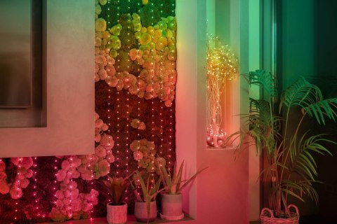 Inteligentne lampki dekoracyjne Strings USB-C (Candies) 200 LED RGB, perły, zielony przewód, 12 m Inteligentne lampki dekoracyjne Strings USB-C (Candies) 200 LED RGB, perły, zielony przewód, 12 m