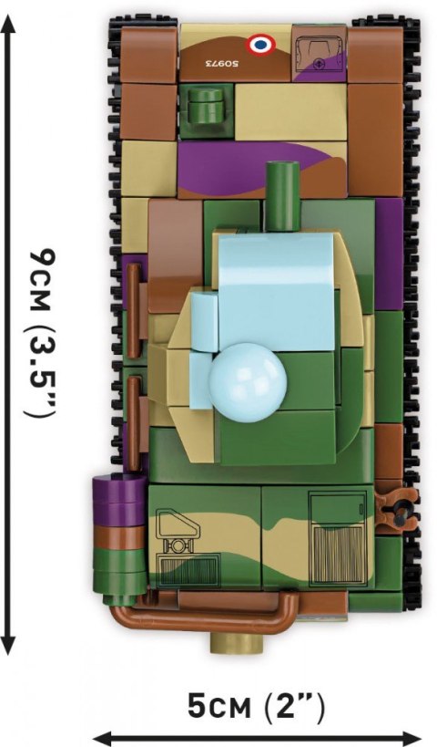 Klocki Renault R35 - Valentine IX - Panzer I Klocki Renault R35 - Valentine IX - Panzer I