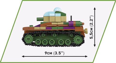 Klocki Renault R35 - Valentine IX - Panzer I Klocki Renault R35 - Valentine IX - Panzer I
