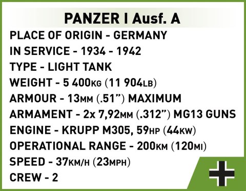 Klocki Renault R35 - Valentine IX - Panzer I Klocki Renault R35 - Valentine IX - Panzer I