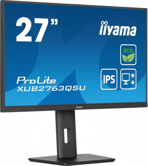 Monitor 27 cali ProLite XUB2763QSU-B1 IPS,QHD,HAS,100Hz Monitor 27 cali ProLite XUB2763QSU-B1 IPS,QHD,HAS,100Hz