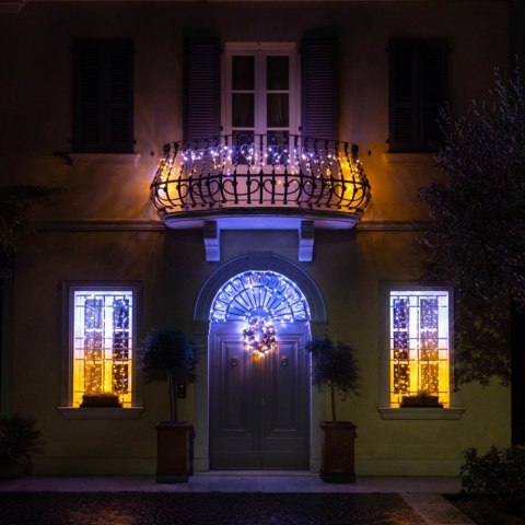 Inteligentne lampki sople Icicle 190 AWW LED, 5x0,5 m, IP44, przezroczysty przewód Inteligentne lampki sople Icicle 190 AWW LED, 5x0,5 m, IP44, przezroczysty przewód