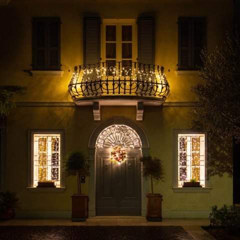 Inteligentne lampki sople Icicle 190 AWW LED, 5x0,5 m, IP44, przezroczysty przewód Inteligentne lampki sople Icicle 190 AWW LED, 5x0,5 m, IP44, przezroczysty przewód