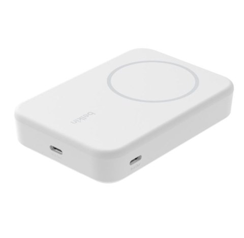 Powerbank ze standem 10000mAh Qi2 MagSafe Biały Powerbank ze standem 10000mAh Qi2 MagSafe Biały