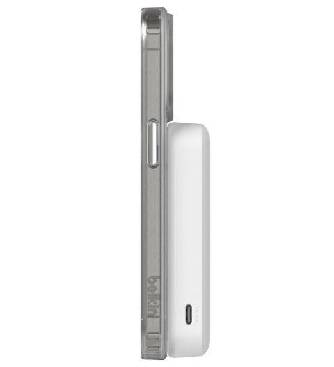 Powerbank ze standem 8000mAh Qi2 MagSafe Biały Powerbank ze standem 8000mAh Qi2 MagSafe Biały