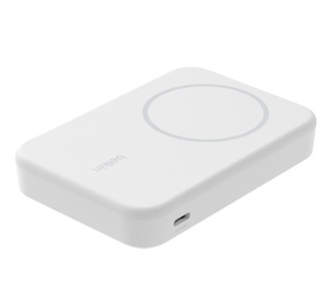 Powerbank ze standem 8000mAh Qi2 MagSafe Biały Powerbank ze standem 8000mAh Qi2 MagSafe Biały