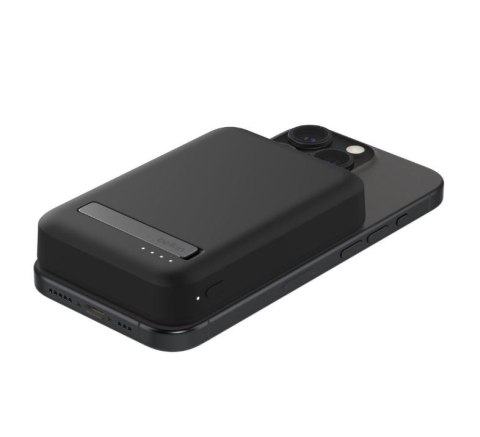 Powerbank ze standem 8000mAh Qi2 MagSafe Czarny Powerbank ze standem 8000mAh Qi2 MagSafe Czarny