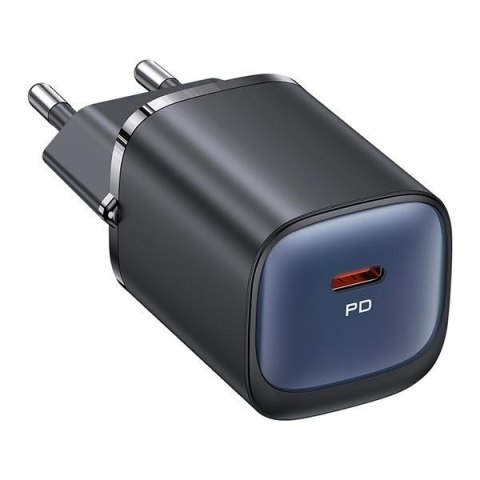Ładowarka sieciowa 30W GaN USB-C Fast charging Czarna Ładowarka sieciowa 30W GaN USB-C Fast charging Czarna