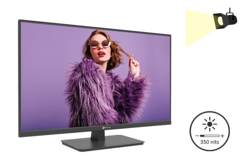 Monitor 31,5 cali VA-3201 HDMI DP VGA 24/7 czarny Monitor 31,5 cali VA-3201 HDMI DP VGA 24/7 czarny
