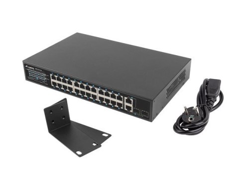 Przełącznik 24X 100MB POE+ /2x COMBO 250W RSFE-24P-2C-250 Przełącznik 24X 100MB POE+ /2x COMBO 250W RSFE-24P-2C-250