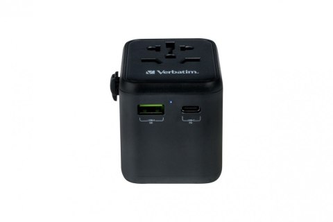 Adapter podróżny UTA-02 49544 180 krajów, ładowarka 20 W, QC 3.0. 1x USB-C, 1x USB-A Adapter podróżny UTA-02 49544 180 krajów, ładowarka 20 W, QC 3.0. 1x USB-C, 1x USB-A