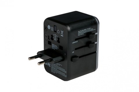 Ładowarka i adapter podróżny UTA-04 49546 PD 61W, QC 3.0, 2x USB-C, 3x USB-A Ładowarka i adapter podróżny UTA-04 49546 PD 61W, QC 3.0, 2x USB-C, 3x USB-A