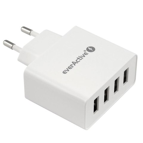 Ładowarka sieciowa 4x USB 5A Iq smart charging Biała Ładowarka sieciowa 4x USB 5A Iq smart charging Biała