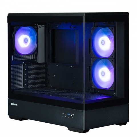 Obudowa P30 V2 MicroATX Mini Tower 3 FansRGB BL Obudowa P30 V2 MicroATX Mini Tower 3 FansRGB BL
